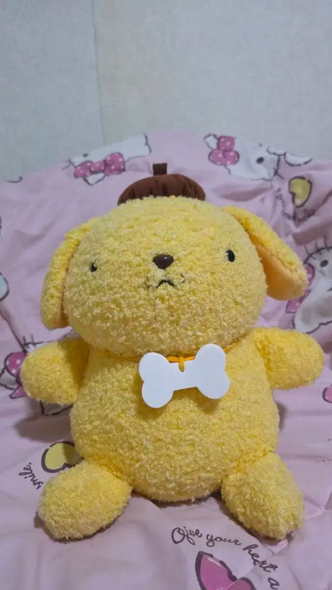 Sanrio サンリオ 古典 ポムポムプリン ミディアムドール 2 犬 バッチ 個別可