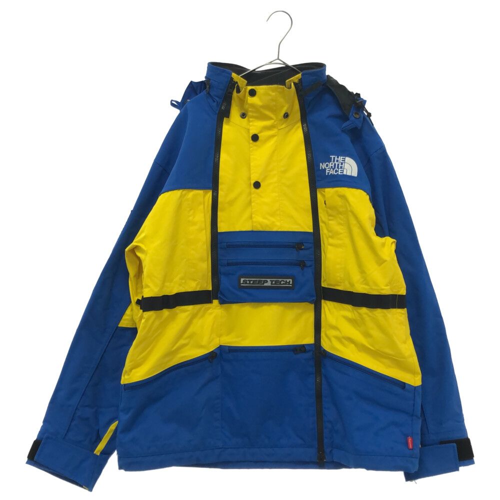 美品✨️ 16SS シュプリーム ノースフェイス スティープテックジャケット 青黄 SUPREME (シュプリーム) 16SS THE NORTH FACE Steep Tech Hooded