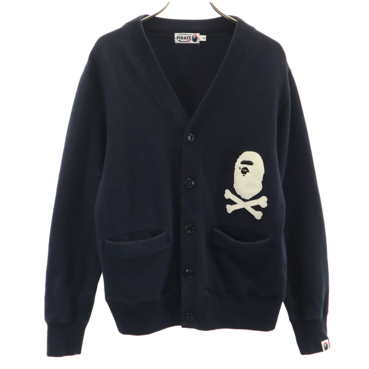 A BATHING APE アベイシングエイプ 長袖 Vネック スウェット 