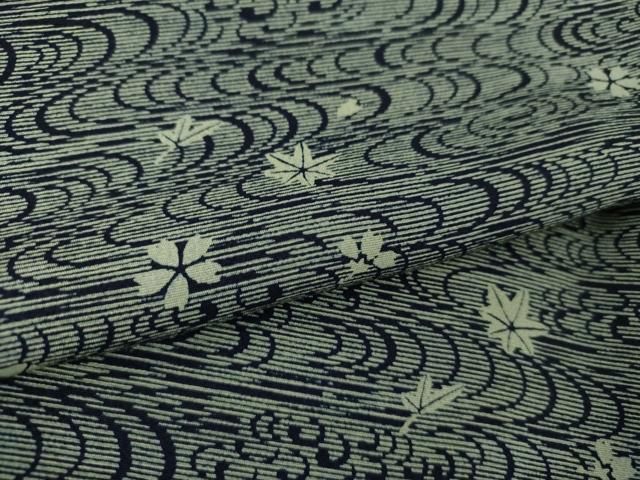 平和屋着物○藍造り国選定無形文化財 藍師・佐藤昭人 藍香房 小紋  