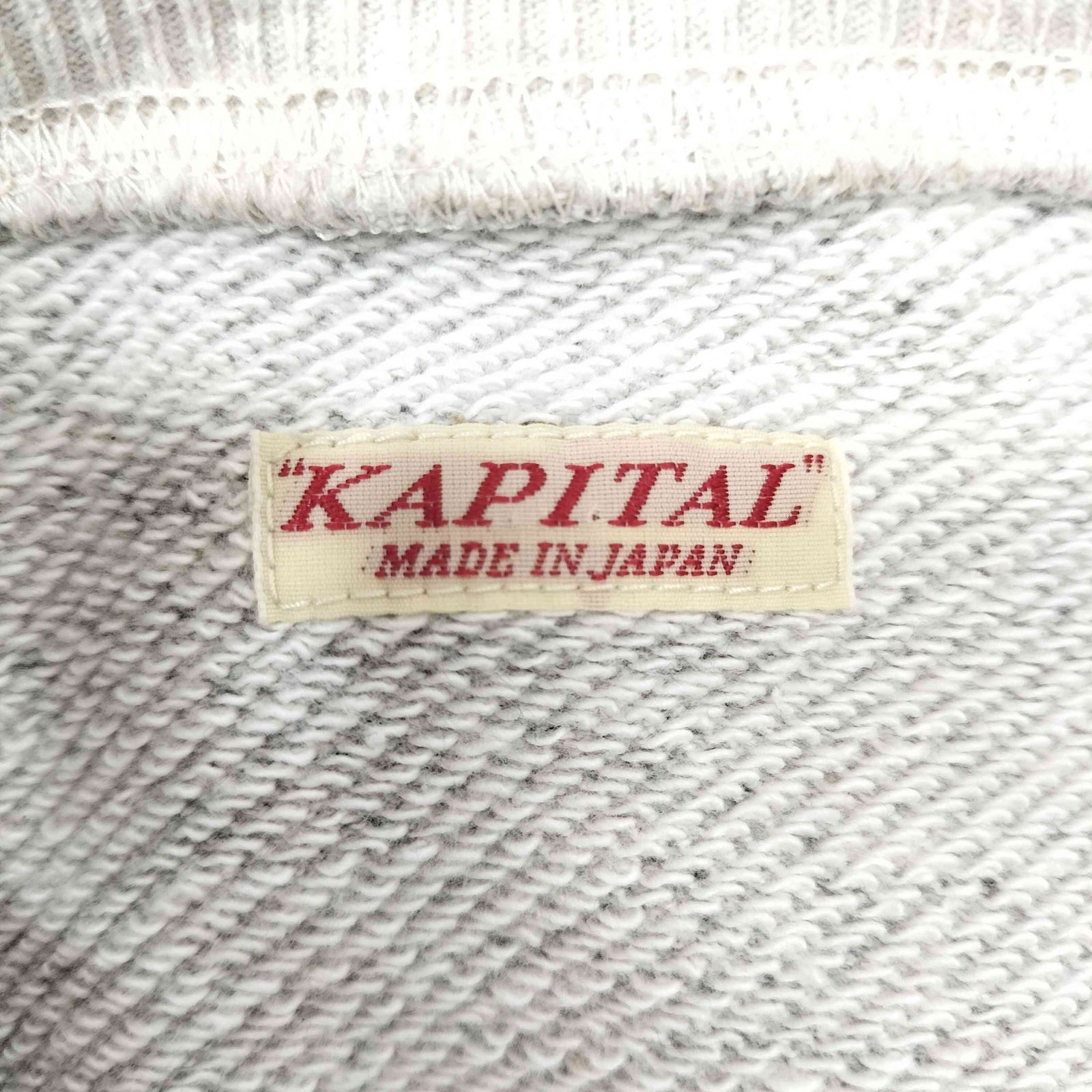 キャピタル KAPITAL TOP裏毛 ドルマンスウェット PIANO STATE メンズ 