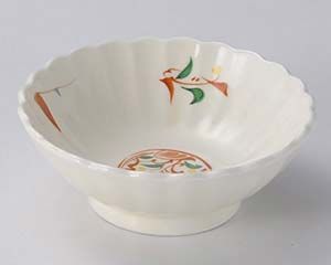 和食器 ホ118-138 赤絵みのり菊型とんすい