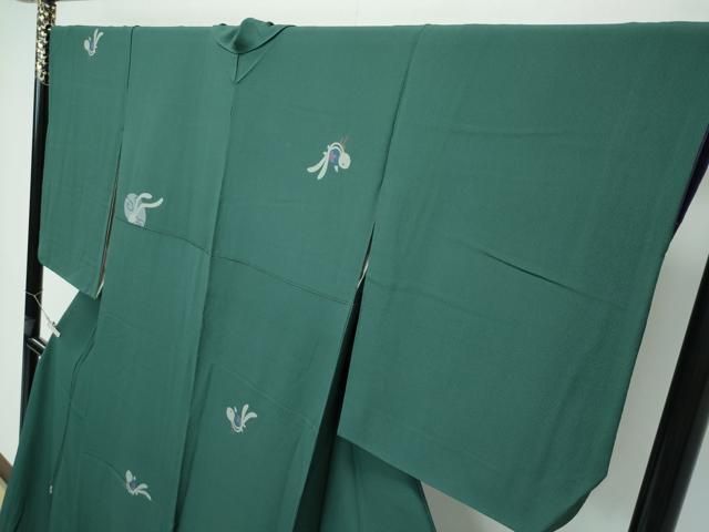 平和屋着物□極上 世界的人形師 辻村寿三郎 ジュサブロー 小紋