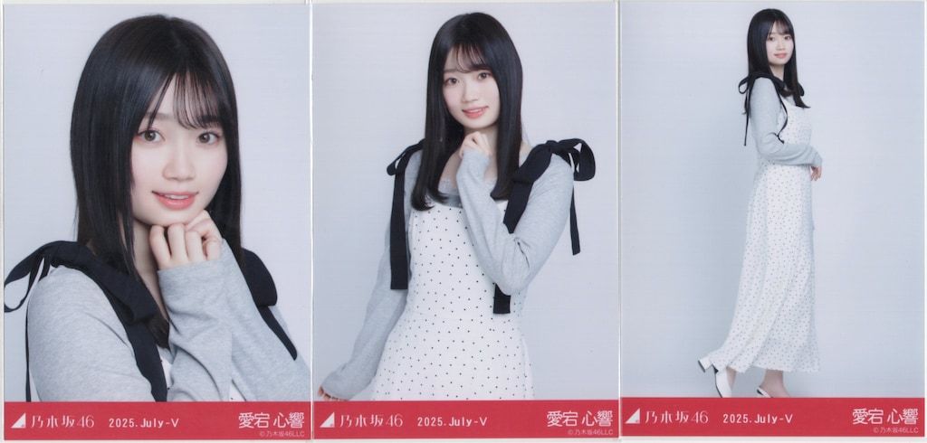 乃木坂46 愛宕心響 13thAnniversary 私服 9種コンプ 生写真 乃木坂46 会場限定生写真 愛宕心響 2025.July-V ドット コンプ