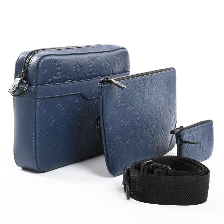 新色*LV*トリオメッセンジャーバッグ ネイビー メンズ M14785 新色*LV*トリオメッセンジャーバッグ ネイビー メンズ M14785