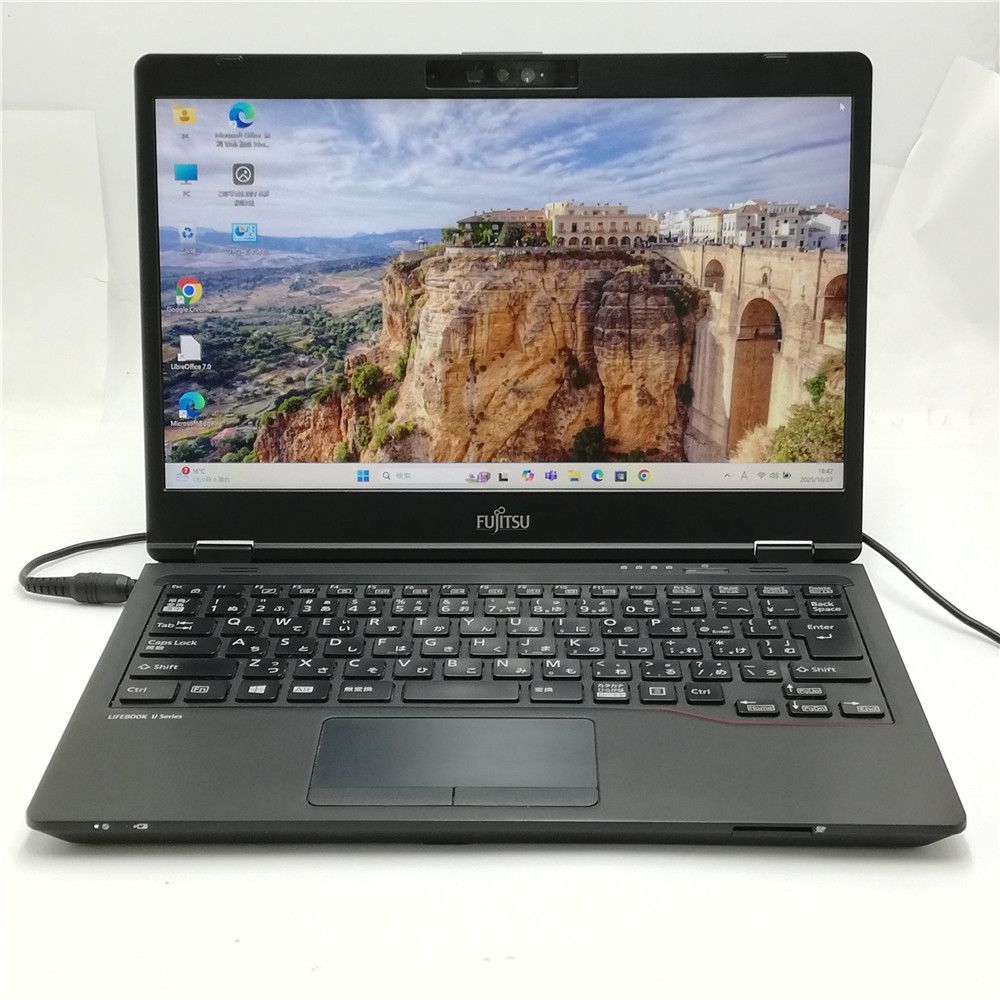 超 Wi-Fi有 富士通 ノートパソコン U7310 D 第10世代 Core i5 10310U 12GB 高速SSD 無線LAN カメラ Windows11 Office済 即使用可