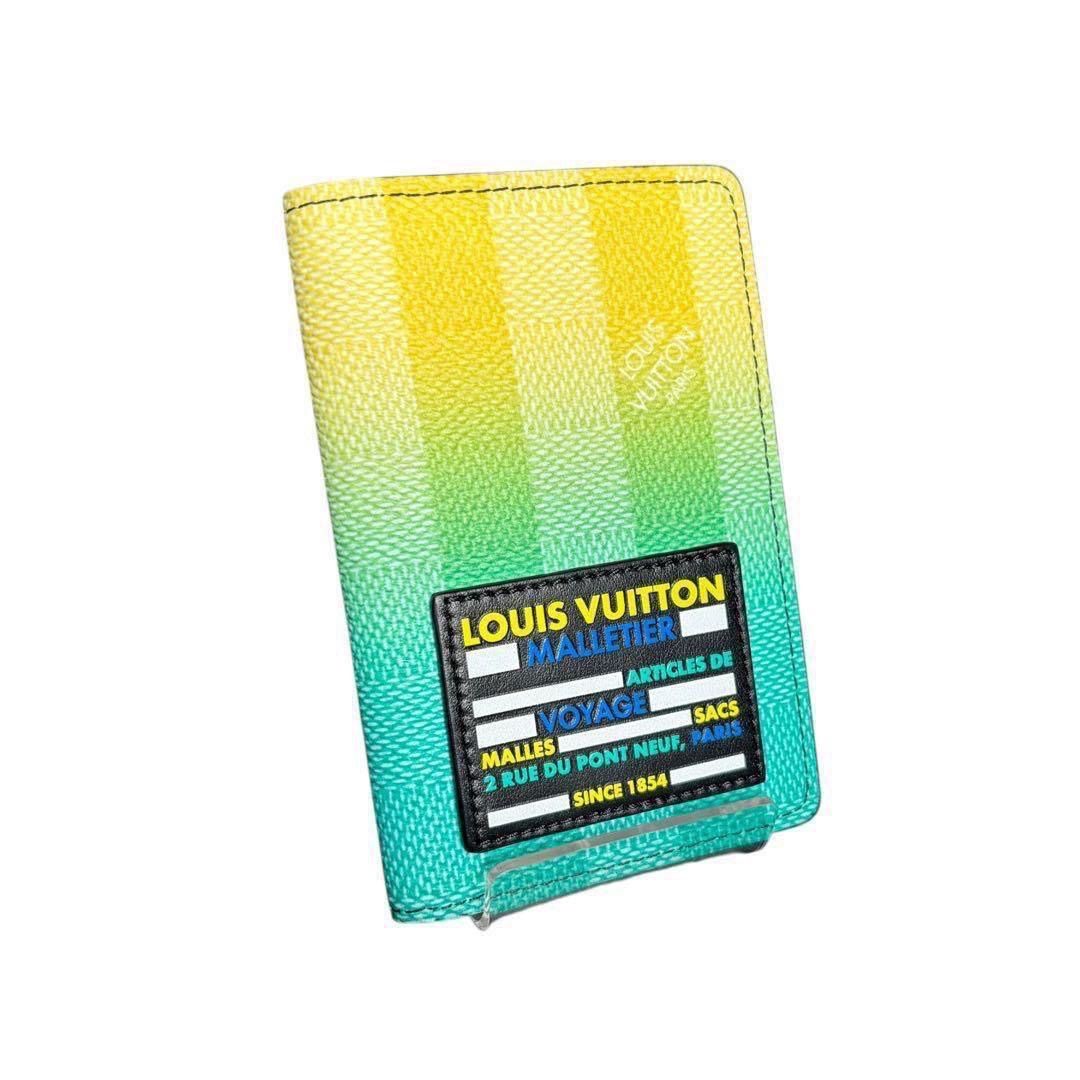 ルイヴィトン ダミエ ストライプ オーガナイザー ドゥ ポッシュ M 81320