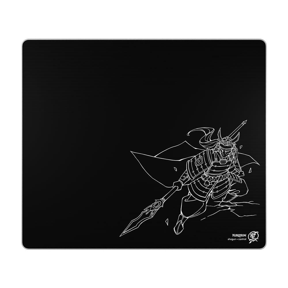 Kurosun ゲーミングマウスパッド Shogun Black L コントロール 布タイプ FPS 490 x 420mm 日本正規代理店品