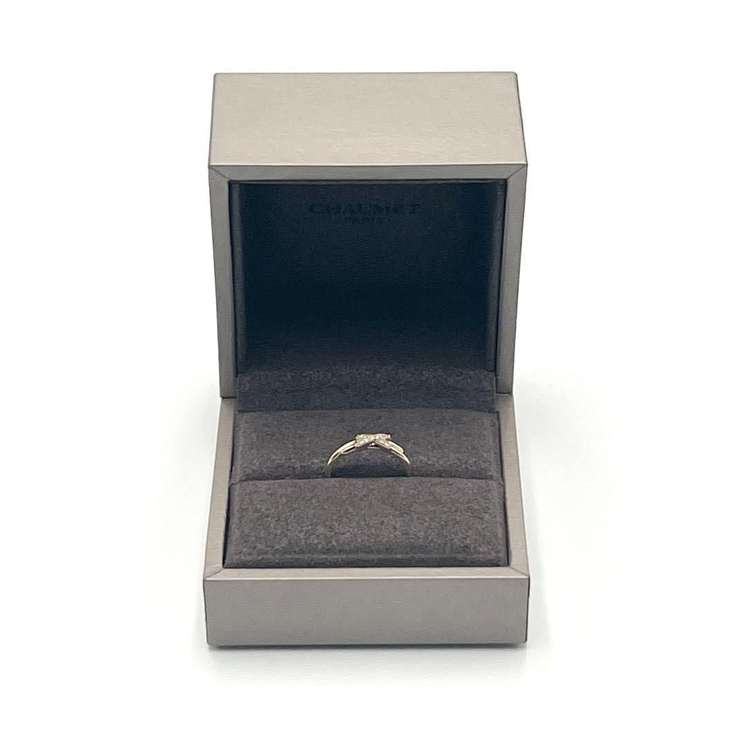 超美品・9－10号】ショーメ 指輪 リング リアン ダイヤ ピンク