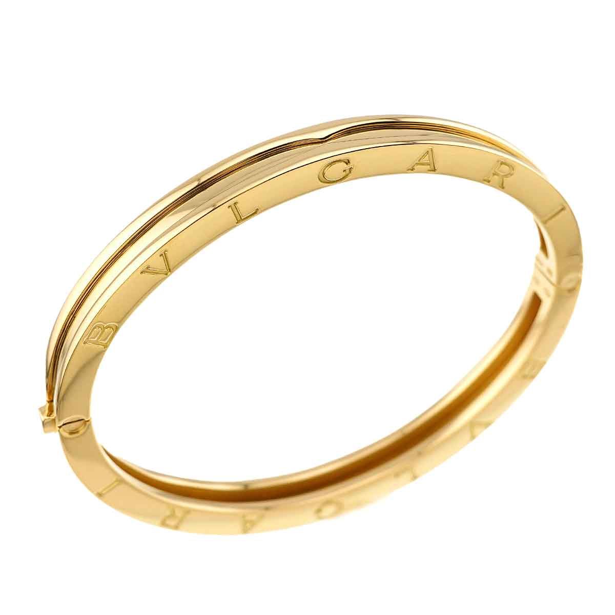 ブルガリ BVLGARI ビーゼロワン バングル 19cm 54.1g K18 YG