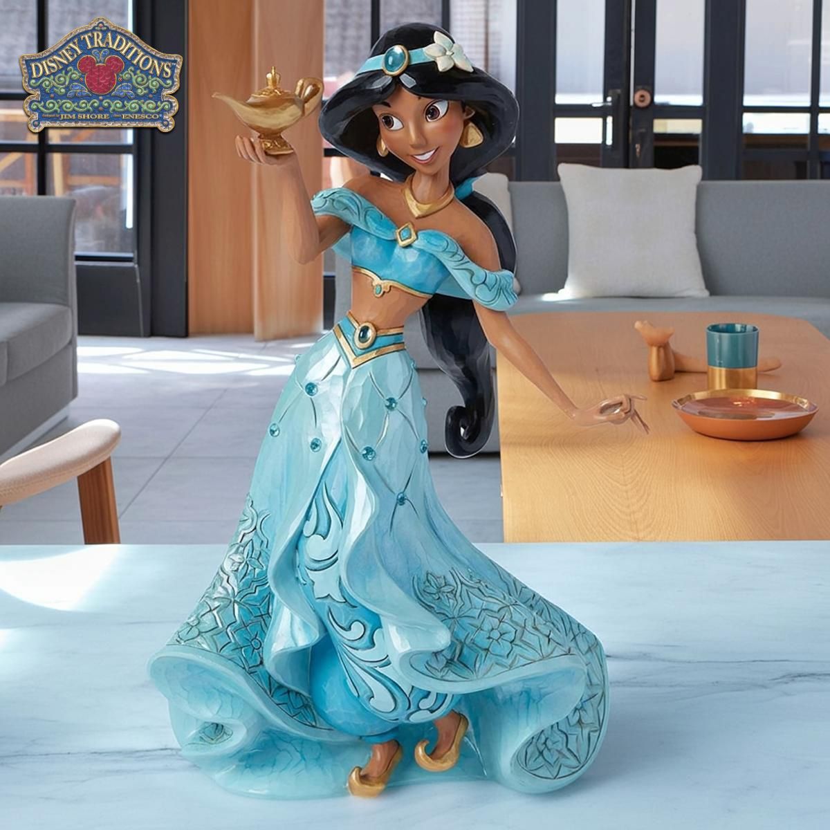 C*u様 ディズニー　トラディション　ジャスミン　ビッグサイズフィギュア　アラジ デラックス ジャスミン 36.8cm アラジン | ディズニー