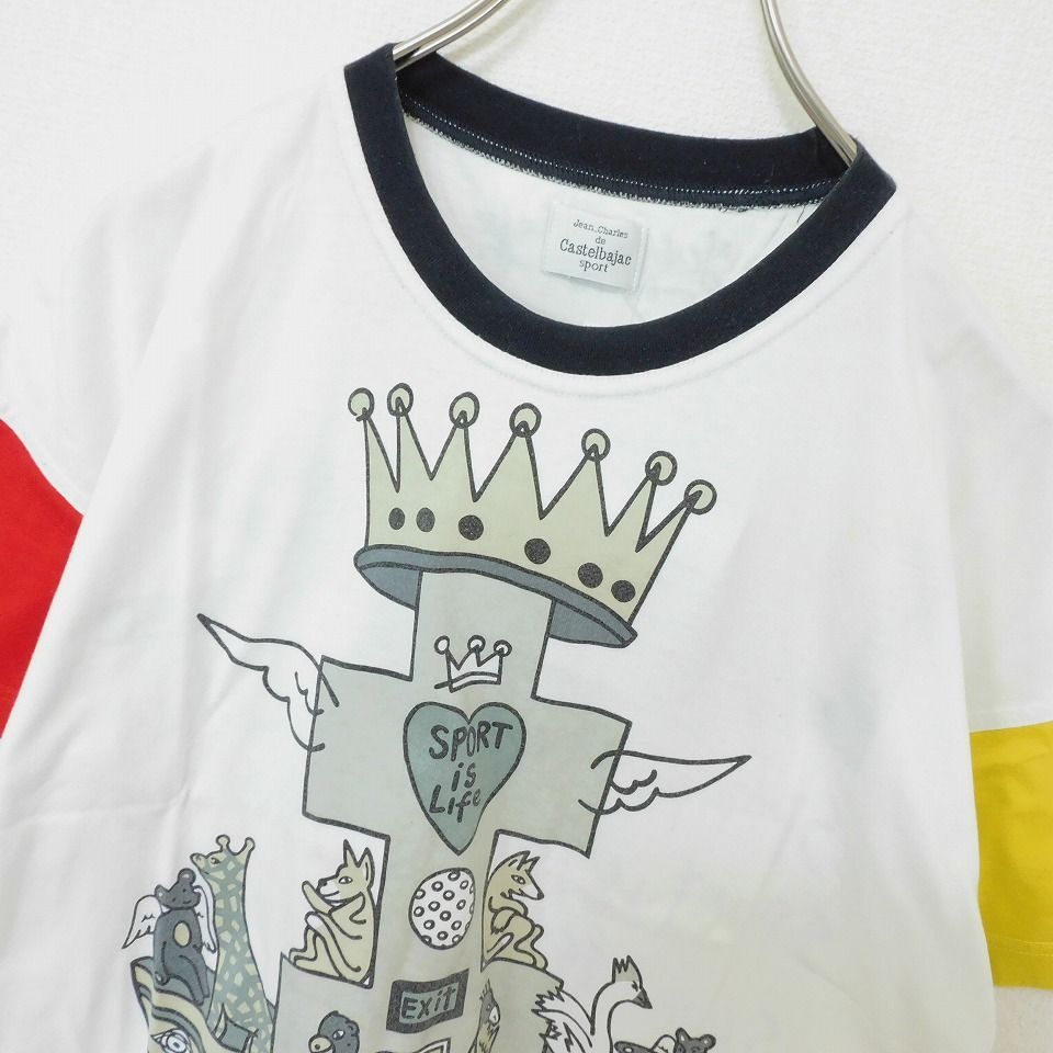 カステルバジャック Castelbajac sport プリント Tシャツ カットソー
