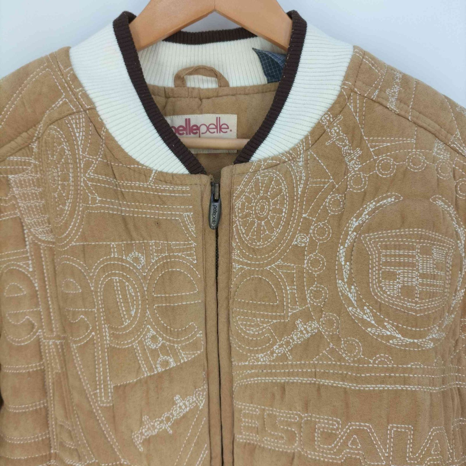 人気 希少 pelle pelle ペレペレ エスカレード 刺繍 ブルゾン ペレペレ pelle pelle Cadillac ESCALADE キャデラック