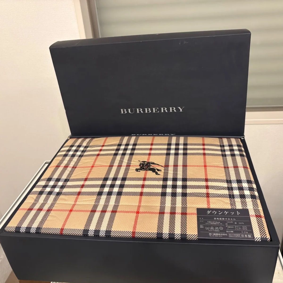 バーバリー ダウンケット ノバチェック BURBERRY
