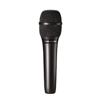 audio-technica コンデンサーマイクロホン AT2010 ハンドヘルド 動画配信 宅録 ポッドキャスト 実況 DTM ブラック AT2010