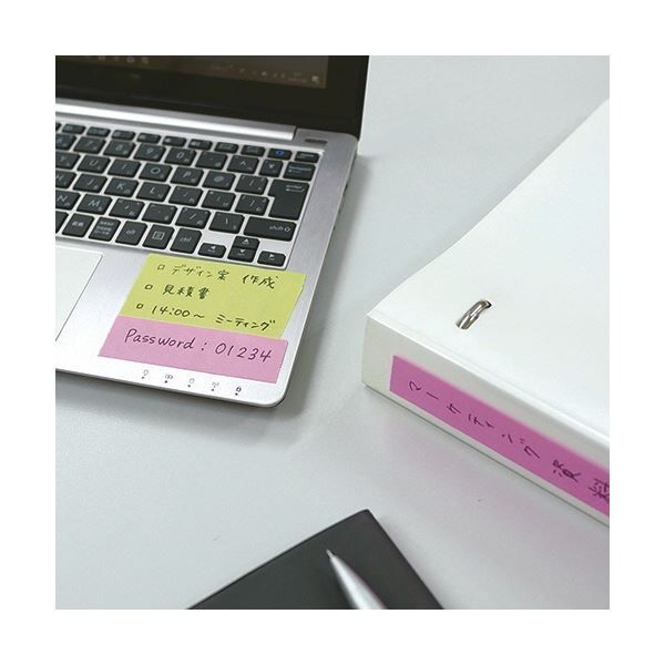 今なら全品送料無料！ まとめ ヤマト メモック ロールテープ 強粘着 蛍光紙 つめかえ用 25mm幅 ローズ PRK-25H-RO 1パック 2巻 ×30セット