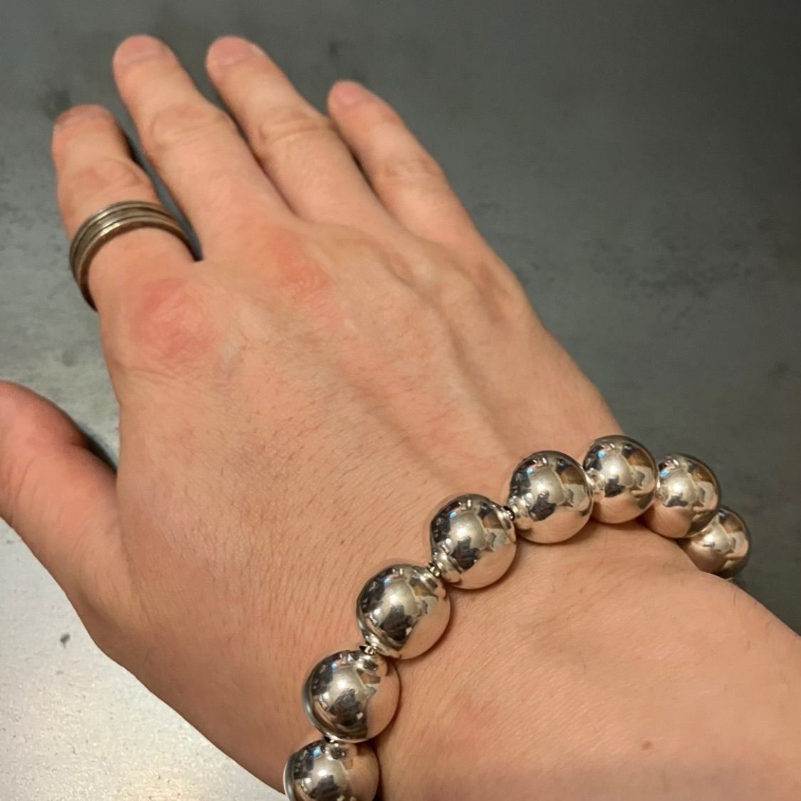 SILVER925 BIG PEAL BRACELET/シルバー/ブレスレット SILVER925 BIG PEAL BRACELET/シルバー/ブレスレット-日本オンライン