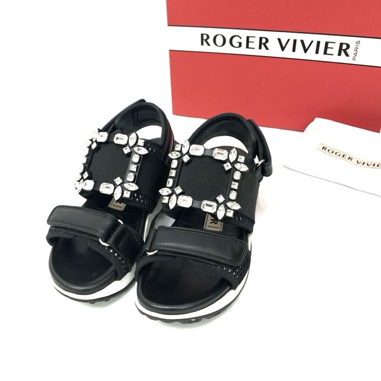 ROGER VIVIER ロジェヴィヴィエ ヴィヴィラン ストラスバックル ...