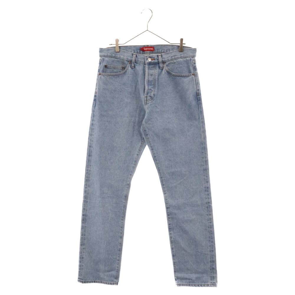 SUPREME (シュプリーム) 24SS STONE WASHED SLIM SELVEDGE JEAN 