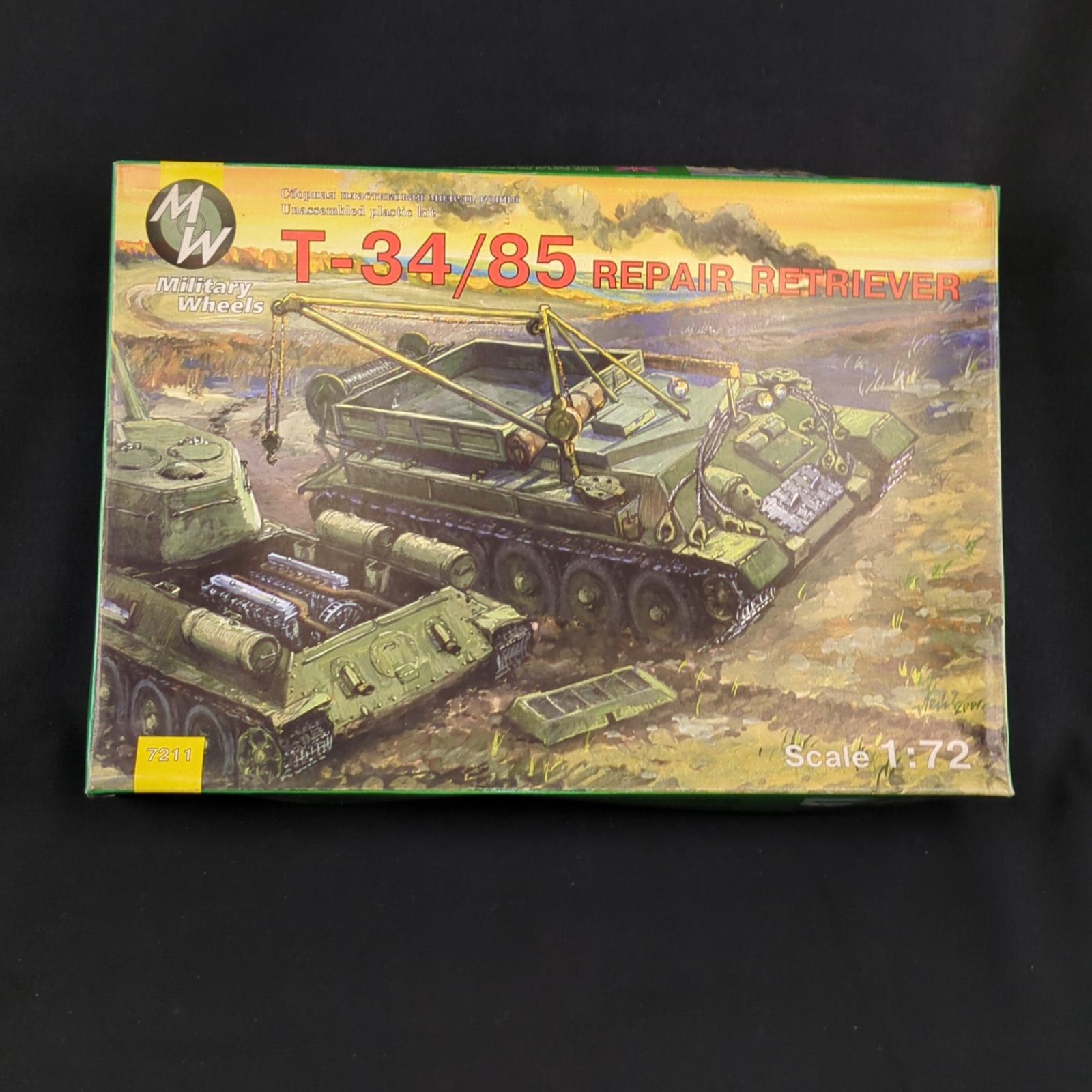 輸入キット 品 Military Wheels 7211 1|72 T-34-85 Repair Retriever T-34-85 リペアレトリーバー