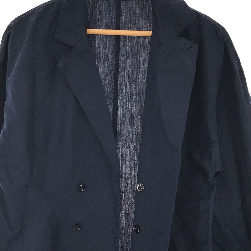 LOEFF / ロエフ | コットンシルクブロード テーラーカラーシャツ | 1 | ネイビー | レディース LOEFF（ロエフ）の「＜LOEFF＞コットン ブロード レギュラーカラー