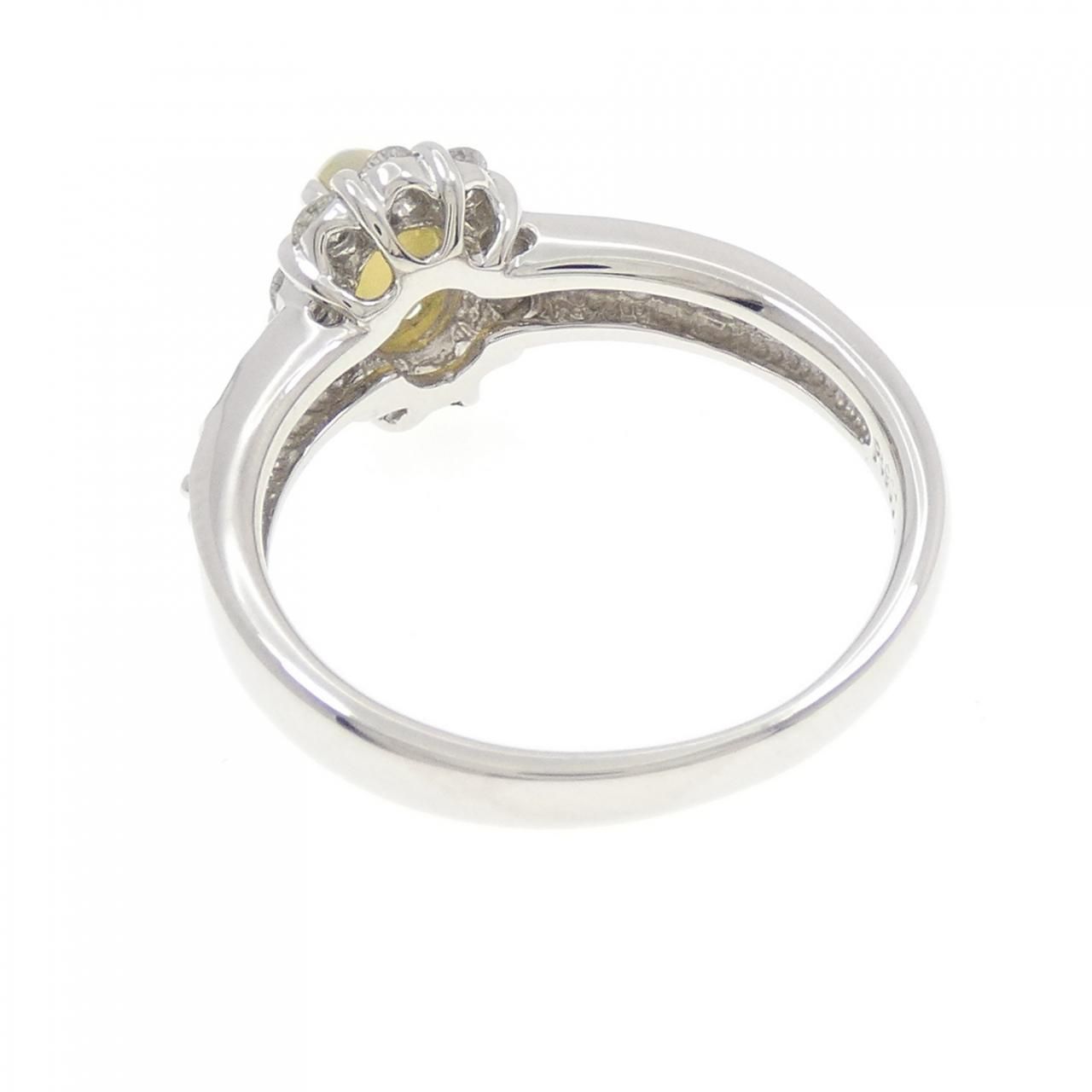 PT900 クリソベリルキャッツアイ リング 1.05CT - メルカリ 