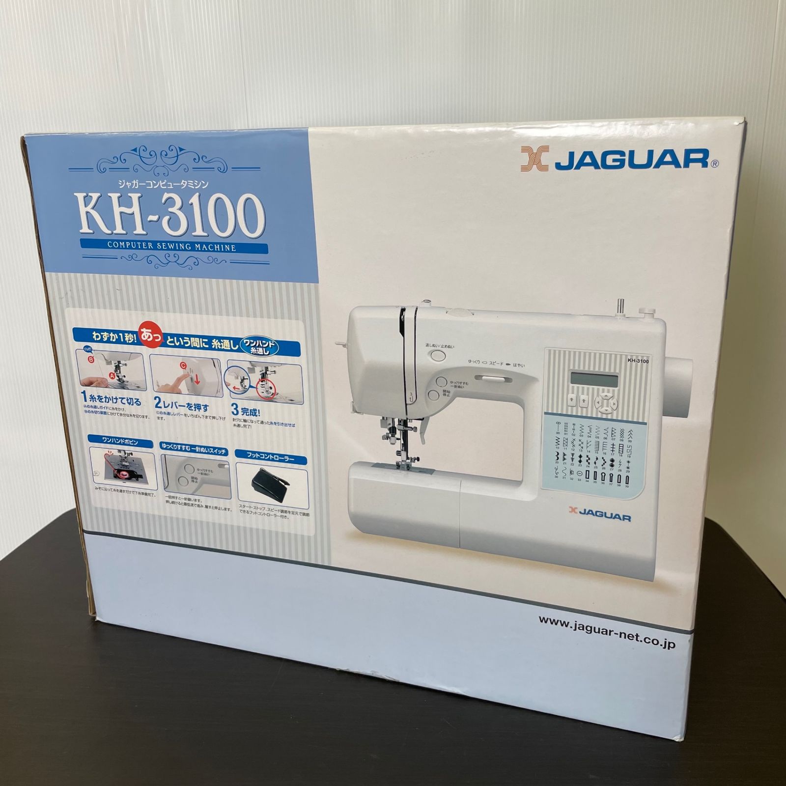 動作確認済み〉JAGUAR ジャガー コンピューターミシン KH-3100 - メルカリ