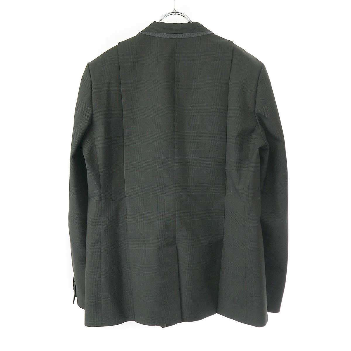 sacai サカイ 25AW グレンチェックテーラードジャケット 25