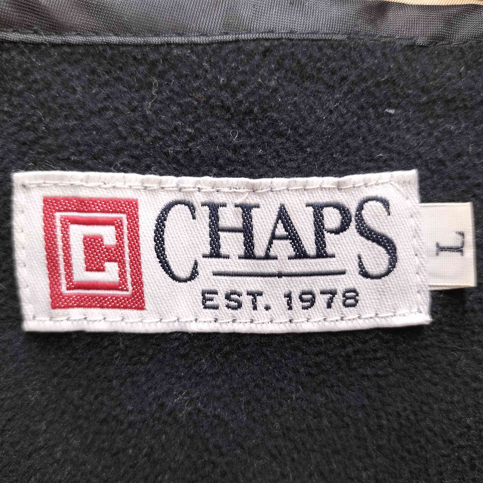 チャップスラルフローレン CHAPS RALPH LAUREN 白タグ フリース 
