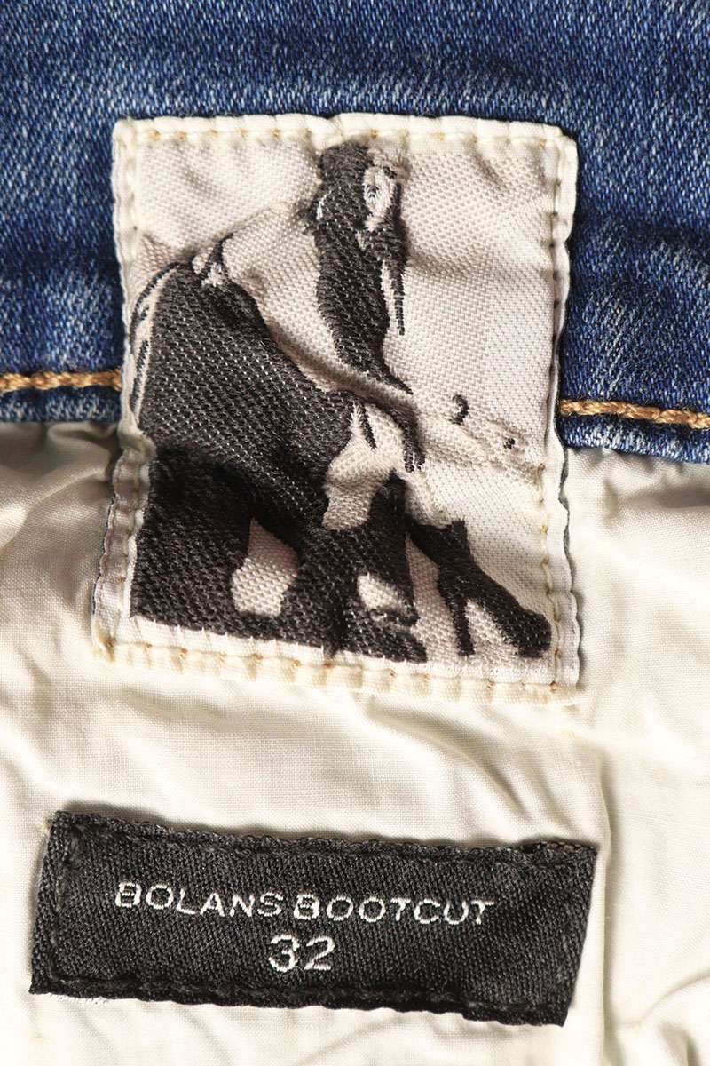 ダークシャドウ DU01E3365 ウォッシュドボランフレアデニムパンツ  