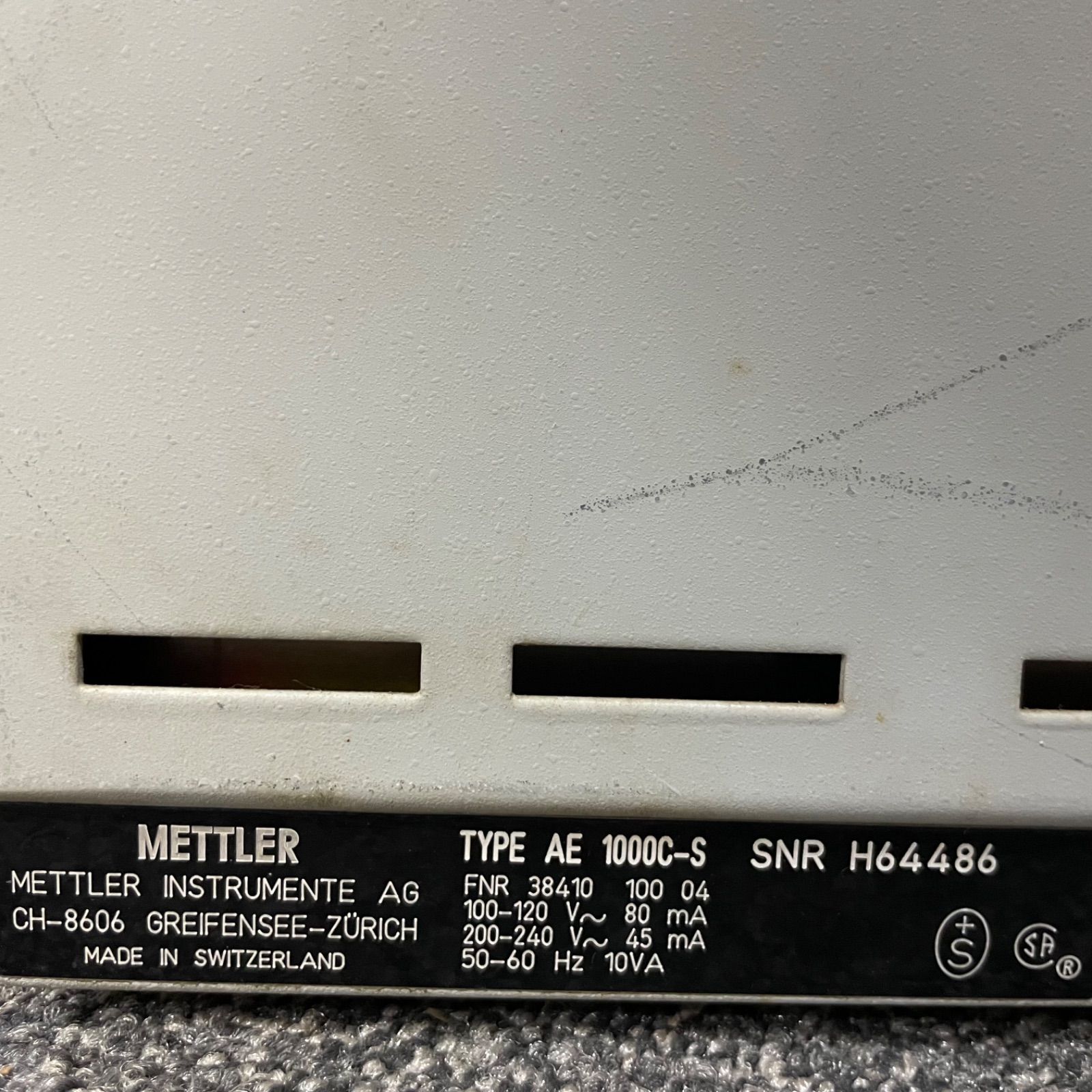 メトラートレド 分析用上皿電子天秤