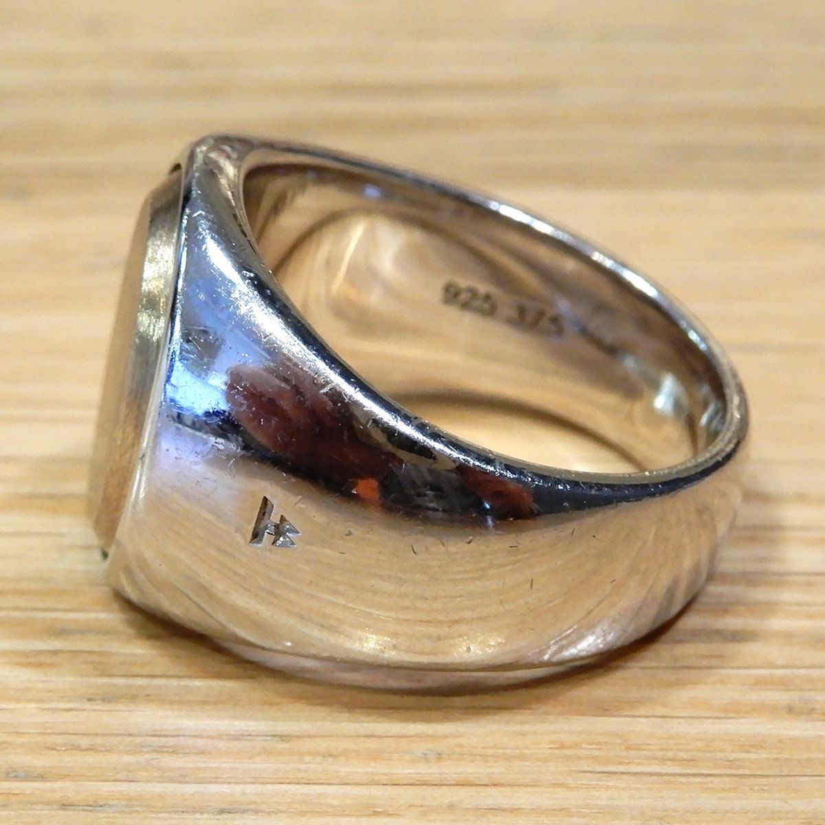トムウッド Oval Gold Top ring Gold Top Oval SV925 9金 0