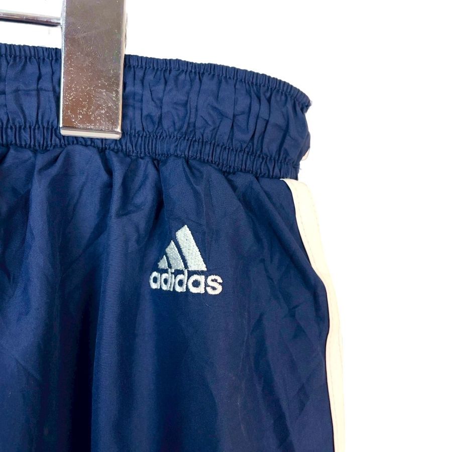 アディダスAdidasトラックパンツサイドラインジャージロゴ刺繍スリー