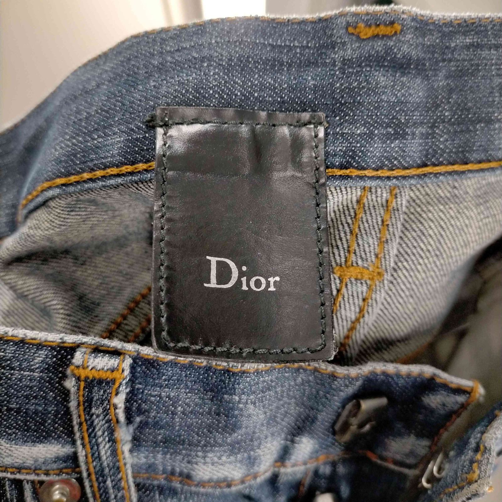 ディオールオム Dior HOMME 07aw jake ダメージ加工ストレッチデニム 