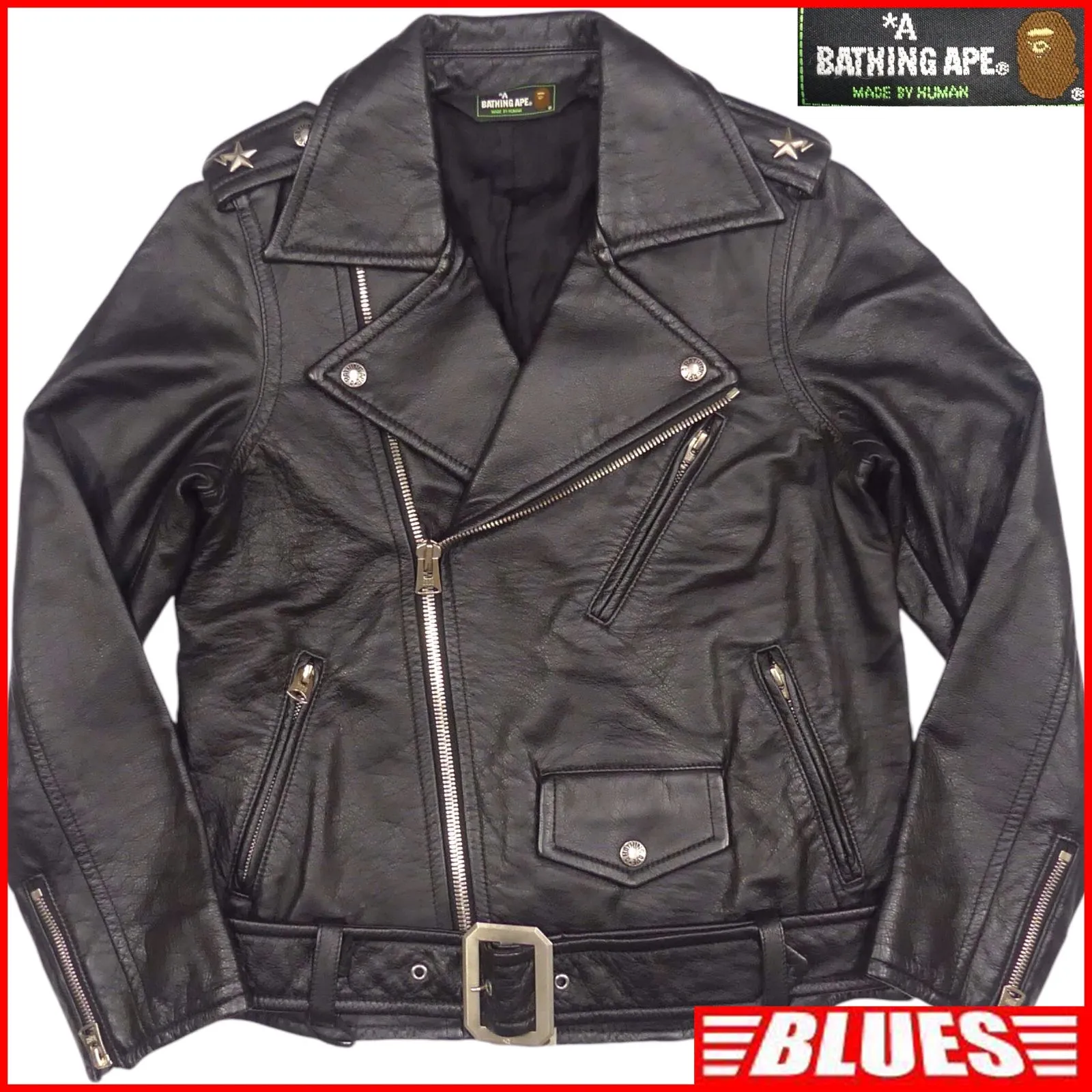 2025年最新】A BATHING APE レザージャケット・ライダースの人気