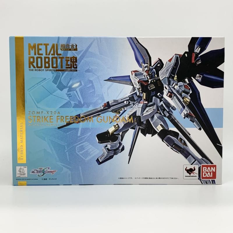 未開封 バンダイ 機動戦士ガンダム SEED DESTINY METAL ROBOT魂 SIDE MS ZGMF-X20A ストライクフリーダムガンダム 17