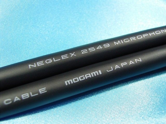 XLR(オス)-TRSフォンケーブル 2本1セット 4.5m | ケーブル：MOGAMI モガミ 2549 | プラグ: generic - メルカリ