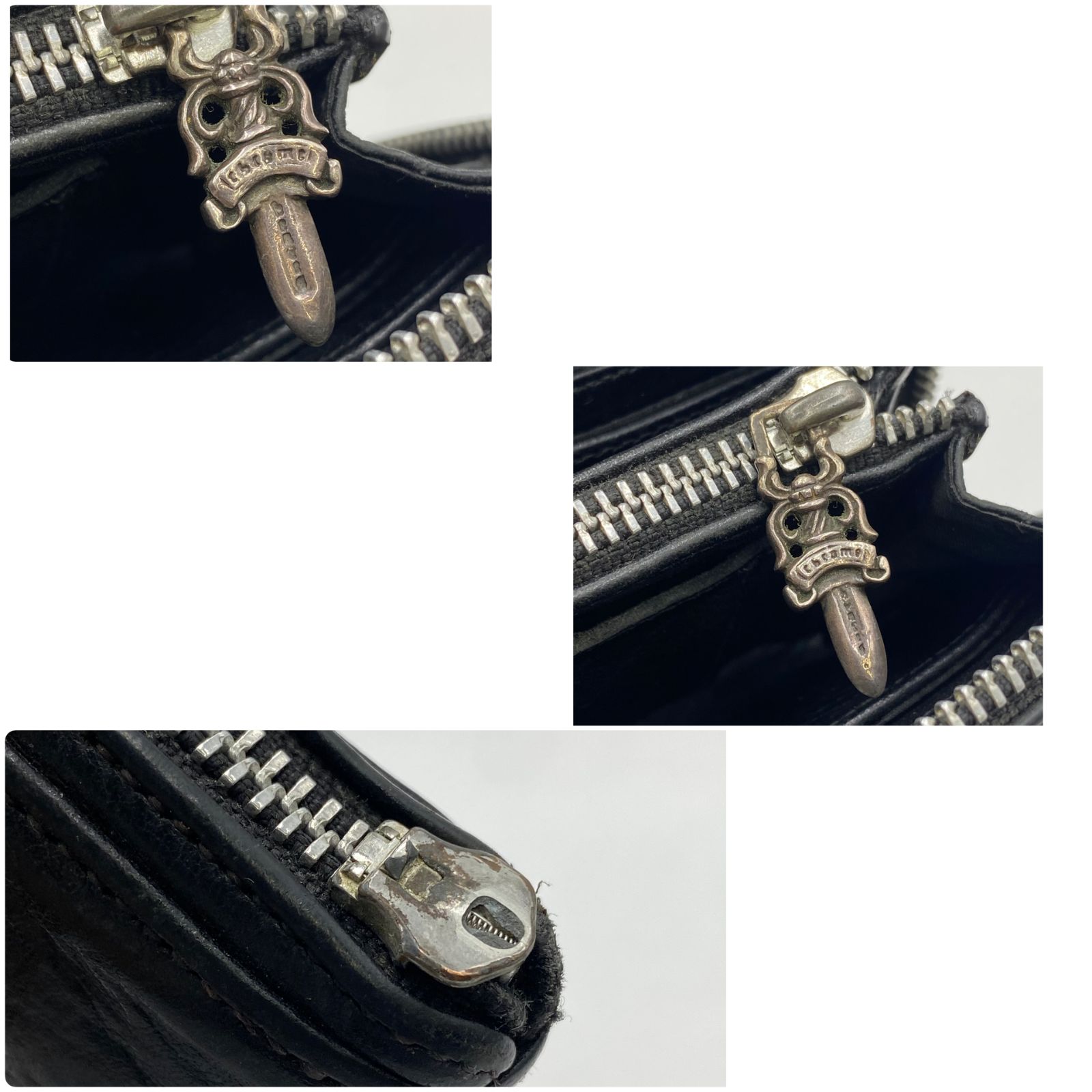 CHROME HEARTS クロムハーツ REC F ZIP PLANE プレーン 長財布 