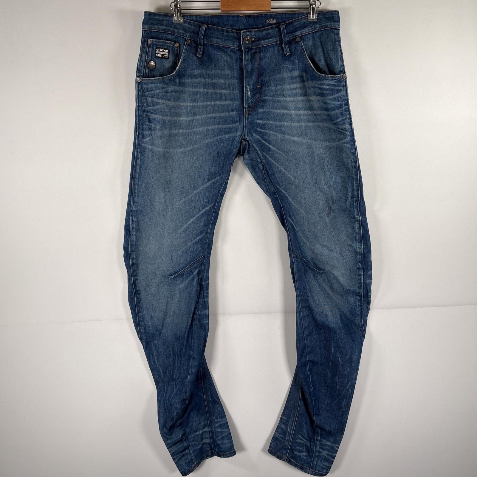 ジースターロゥ CITISHELD W36/L34 古着 ジースターロゥ G-STAR RAW デニムパンツ デニムパンツ ヒゲ 色