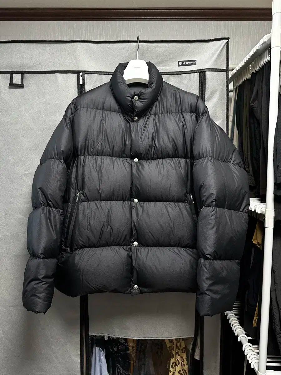 23AW COMOLI NYLON DOWN JACKET BLACK 3 COMOLI] 2023 Autumn & Winter