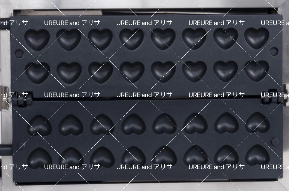 業務用 ハートのベビーカステラ 万能焼きガス 1 6個を焼 最新式