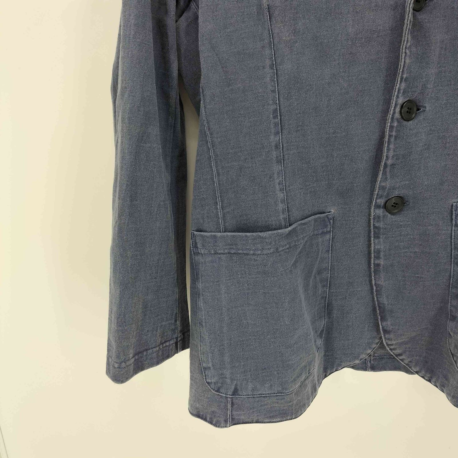 グッドオン　ヘビージャージーテーラージャケット　グレー ピグメント グッドオン good on ヘビージャージーテーラージャケット 後染め