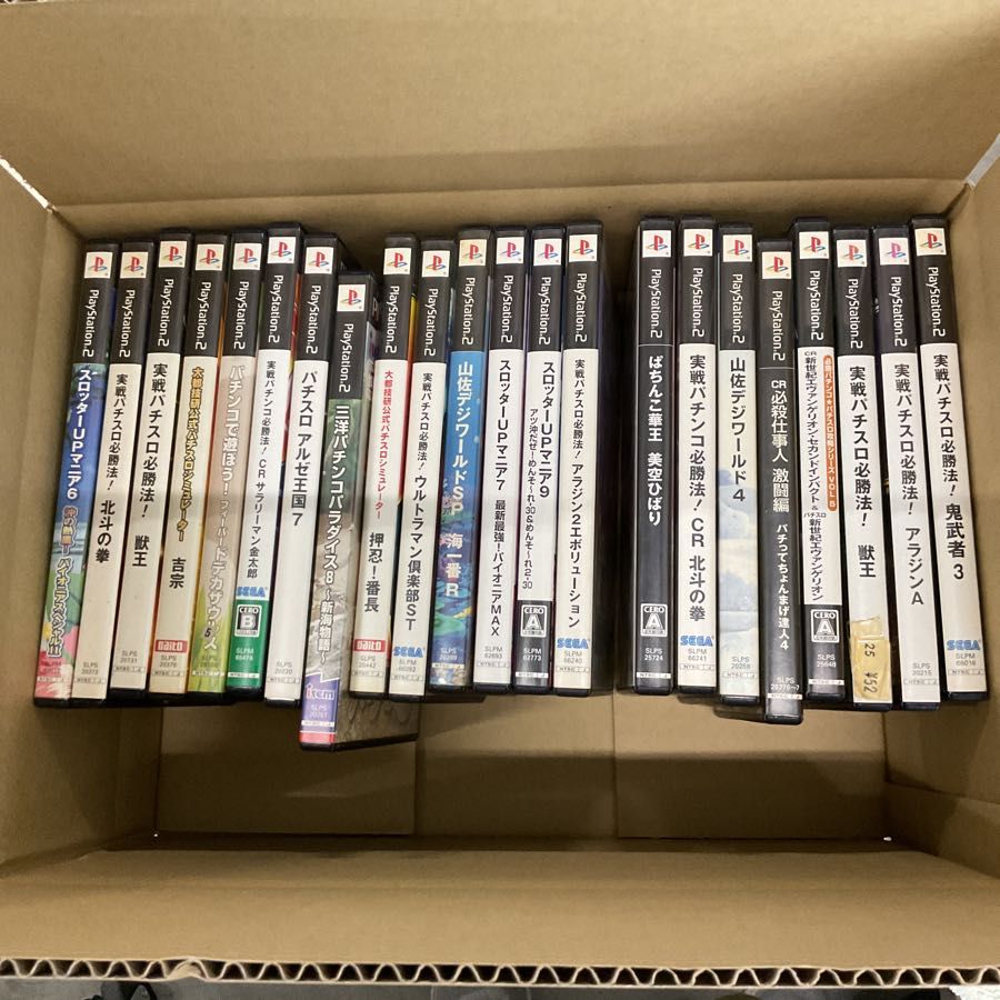 PlayStation 2/プレイステーション 2/プレステ 2/PS 2 ぱちんこ華王美空ひばり パチスロアルゼ王国7 北斗の拳 アラジンA  等 ソフト 20点以上セット PlayStation 2/プレイステーション 2/プレステ 2/PS 2 ぱちんこ