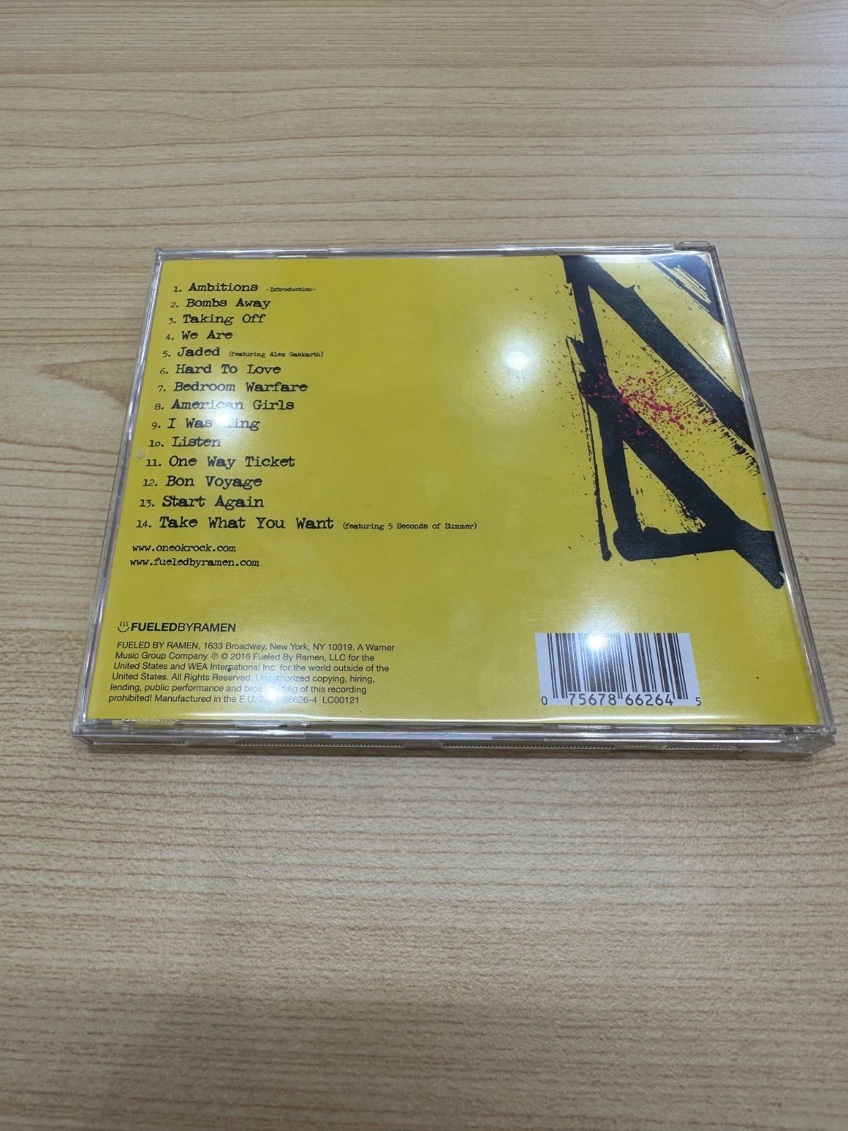 ONE OK ROCK ワンオク まとめ売り CD 5枚 ONE OK ROCK ワンオク まとめ売り CD 5枚