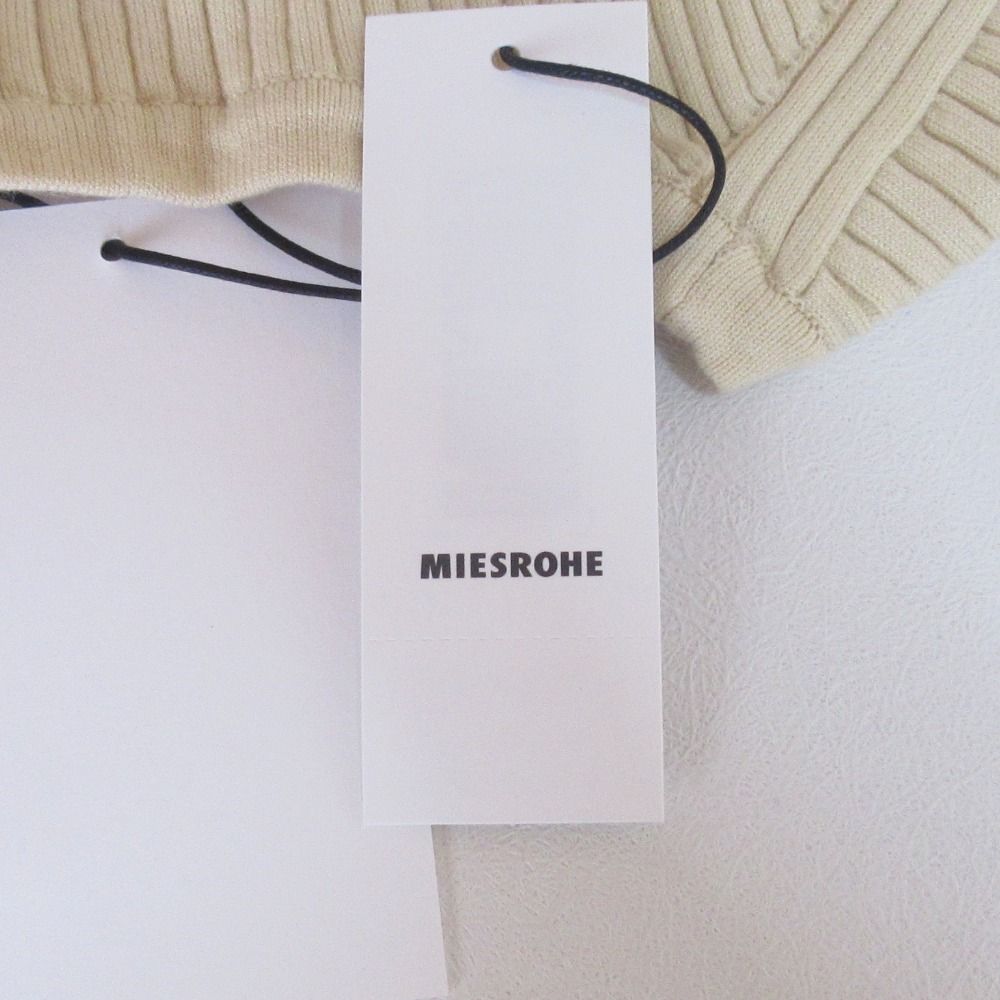 美品 24AW MIESROHE ミースロエ sustainable ウェーブスリーブRIB