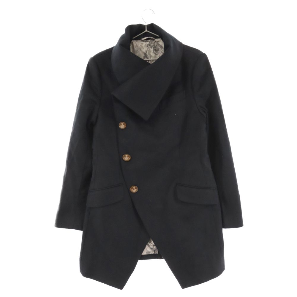 ヴィヴィアンウエストウッド 変形ポンチョコート チェック マフラー付き Vivienne Westwood - 新品 ヴィヴィアン マフラー付きビッグ