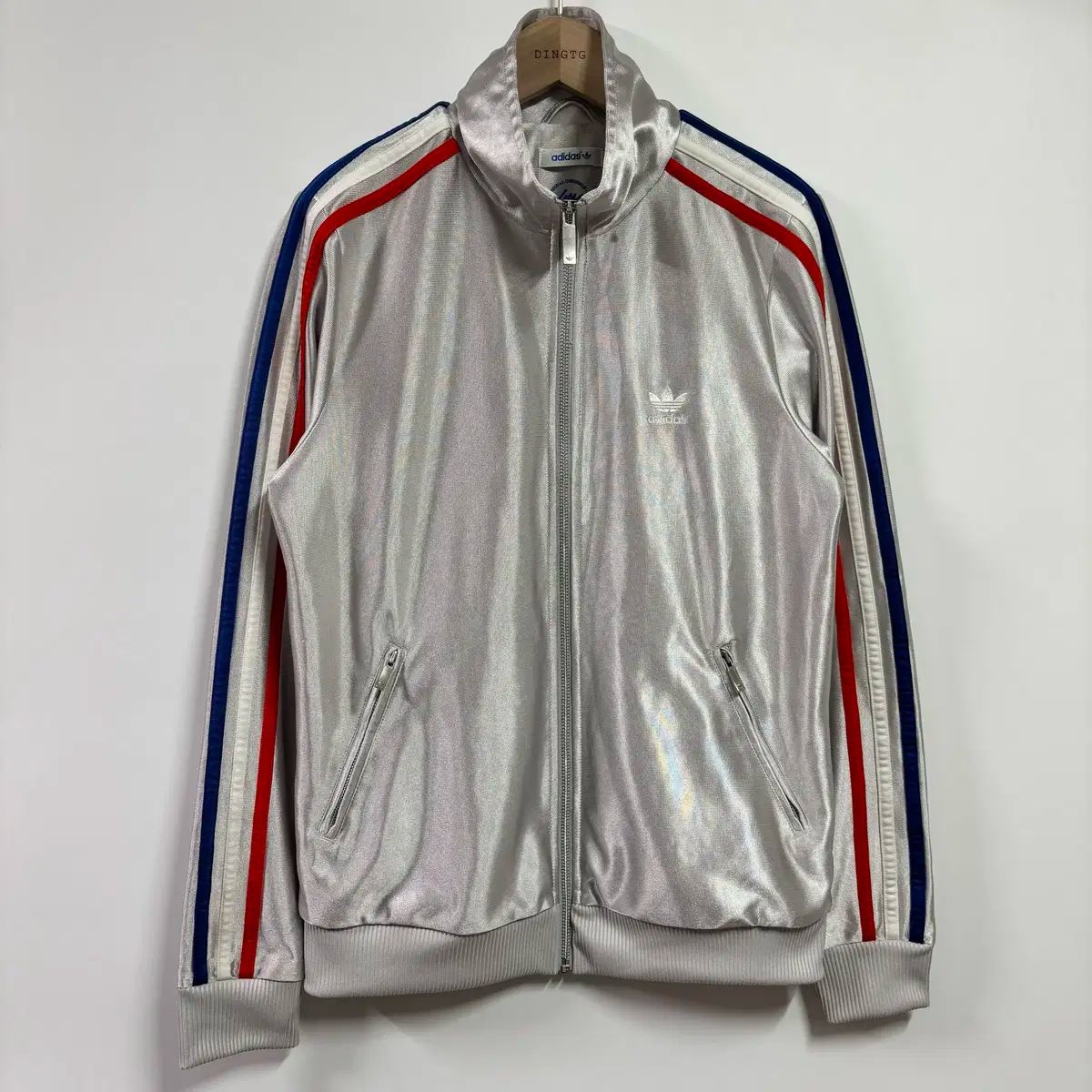 95 adidas アディダス シルバー オリンピック ジャージ トラックトップス