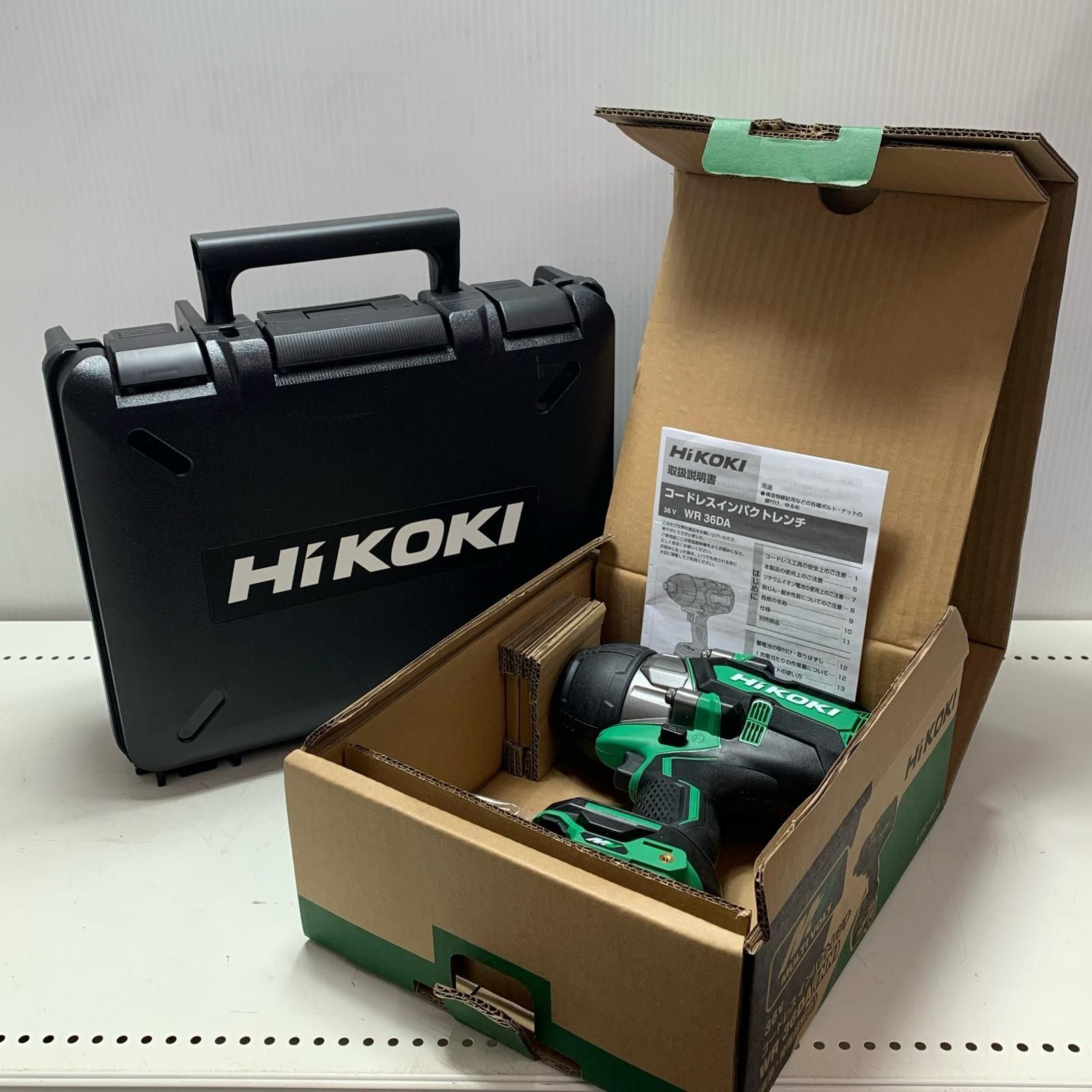 HiKOKI ハイコーキ コードレスインパクトレンチ WR36DA グリーン