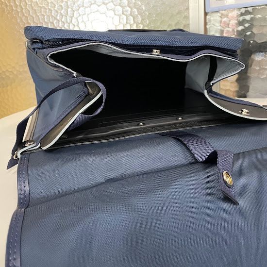 肩掛けカバン 帆布製 デッドストック品 中学生 学生カバン 昭和