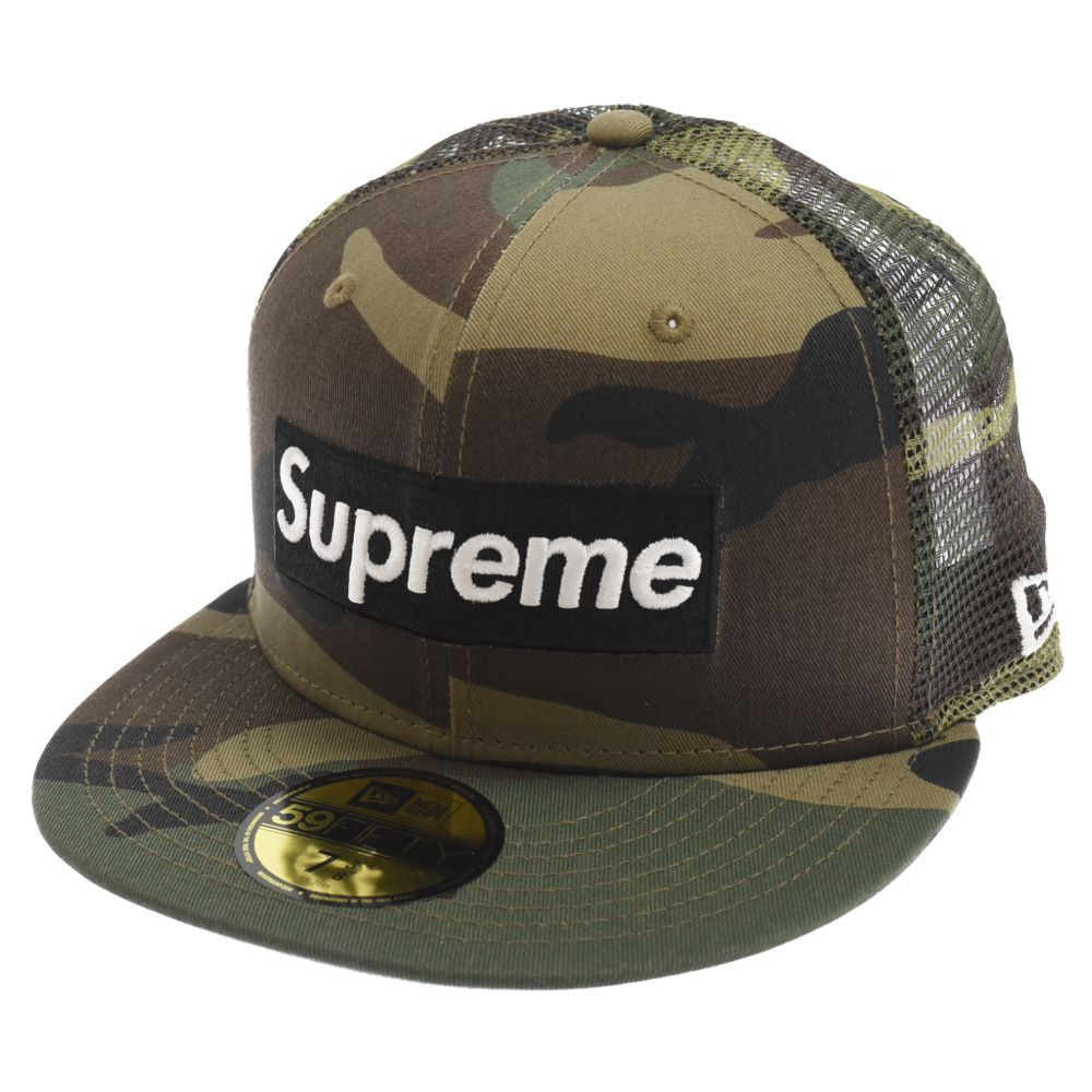 SUPREME (シュプリーム) 24SS Box Logo Mesh Back New Era Woodland 